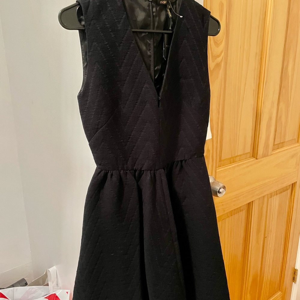 New with tags classy navy Maje dress, size 1
